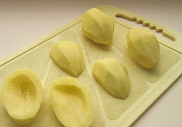 Фаршированная картошка в духовке