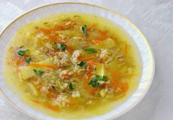 Суп с консервированным тунцом