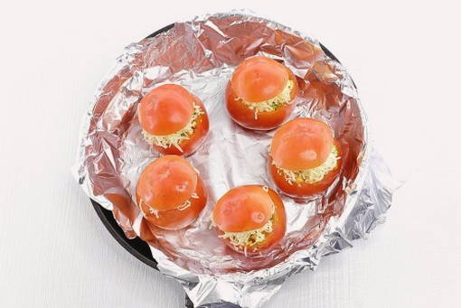 Фаршированные помидоры с фаршем в духовке