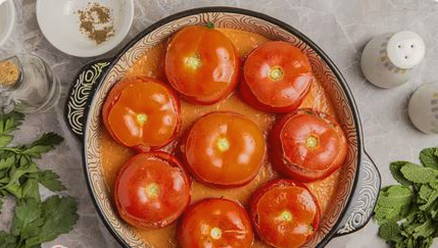 Фаршированные помидоры с мясным фаршем в духовке