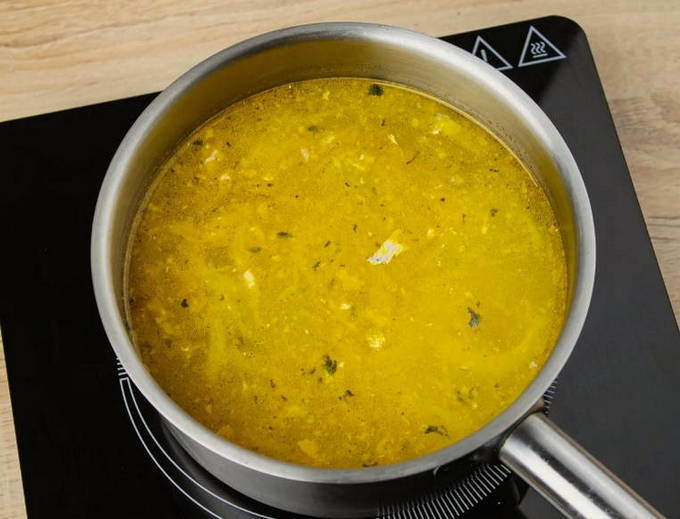 Суп из консервированной сардины