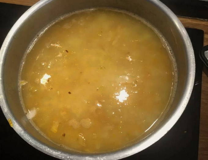 Рисовый суп на курином бульоне