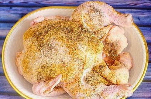 Запеченная курица без фольги в духовке