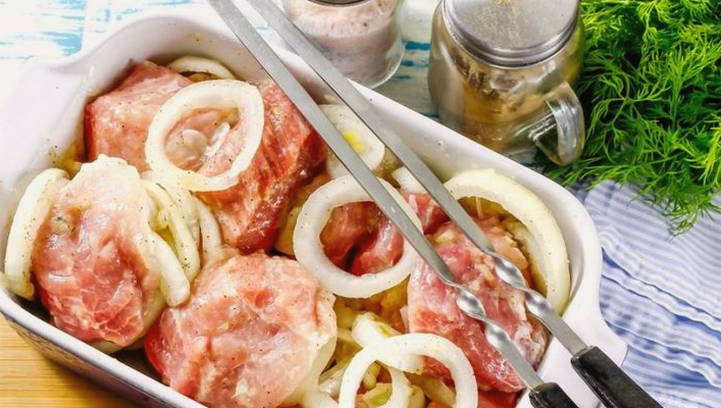Маринад для шашлыка из свинины с луком и специями