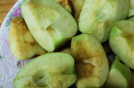 Сушёные яблоки в сушилке для фруктов