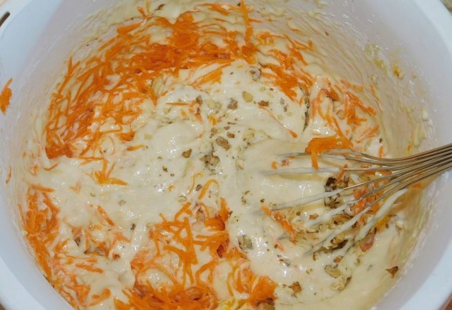 Морковный торт с сырным кремом