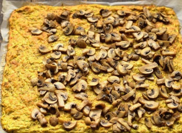 Рулет из кабачков с грибами