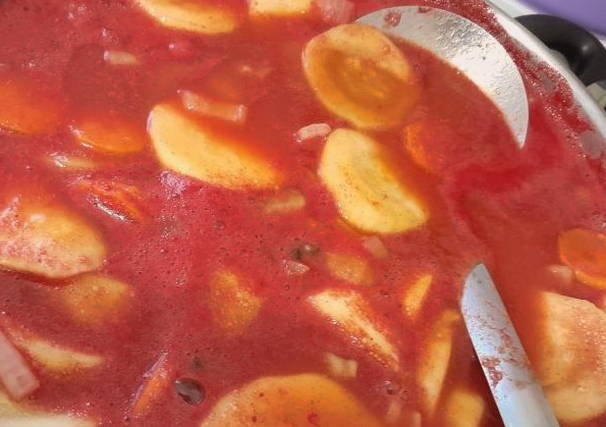 Кабачки в томатном соке на зиму