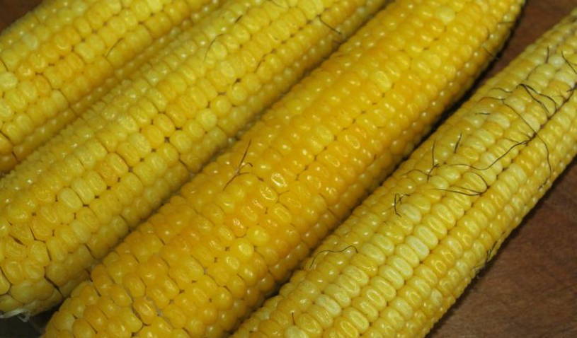 Жареная кукуруза на мангале