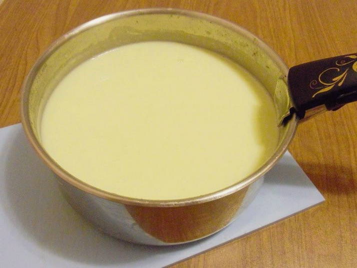 Суп-пюре из кабачков с плавленым сыром и курицей
