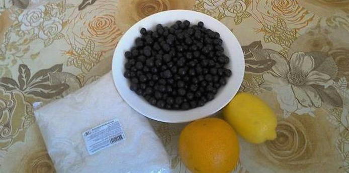 Варенье из черноплодной рябины с апельсином