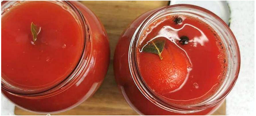 Сладкие помидоры в собственном соку на зиму