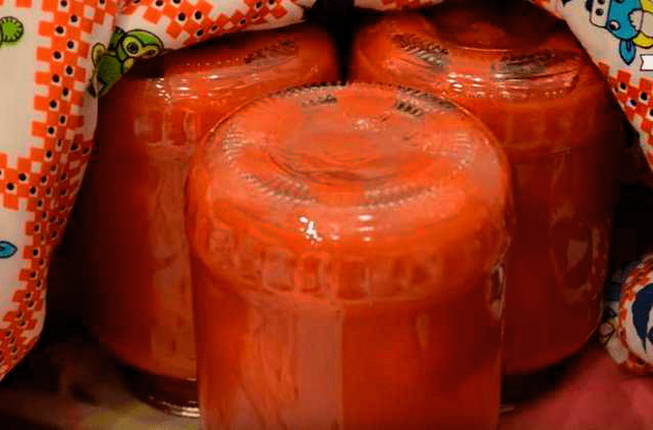 Резанные помидоры в собственном соку на зиму
