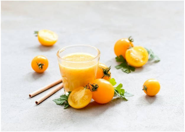 Томатный сок из желтых помидор на зиму