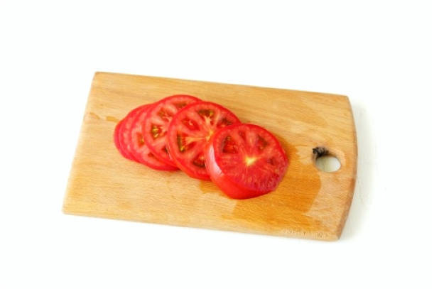 Кабачки кружочками с помидорами в духовке