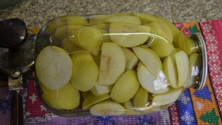 Маринованные яблоки в 3 литровых банках без стерилизации на зиму