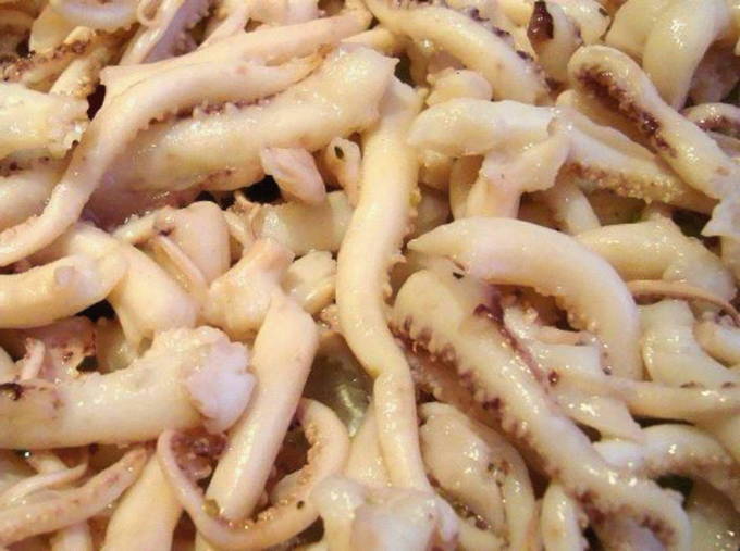 Как приготовить щупальца кальмара в домашних условиях на сковороде вкусно и просто рецепт с фото
