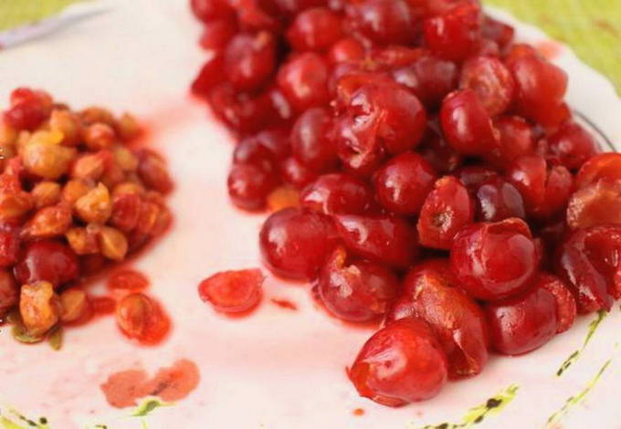 Как приготовить рецепт Варенье из вишни с желатином