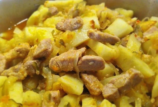 Как вкусно приготовить азу из свинины с картошкой рецепт с фото пошагово