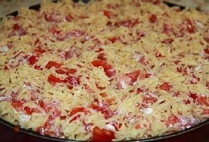 Запеканка из макарон с сыром и яйцом в духовке