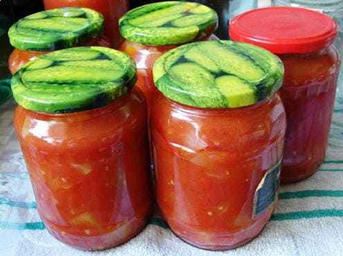 Салат кабачки Анкл Бенс на зиму