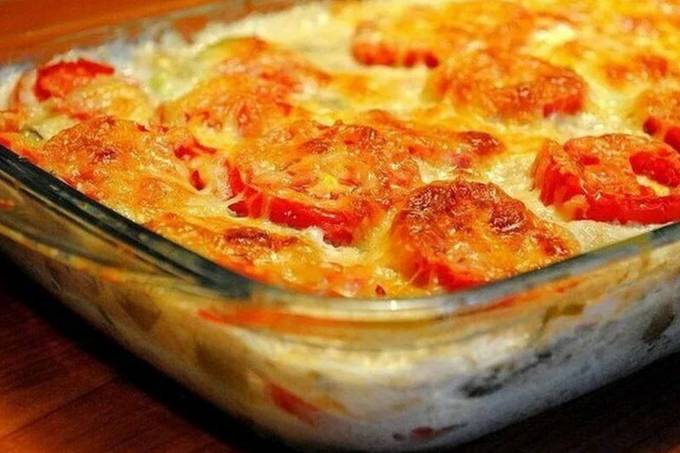 Запеканка из макарон с сыром и колбасой