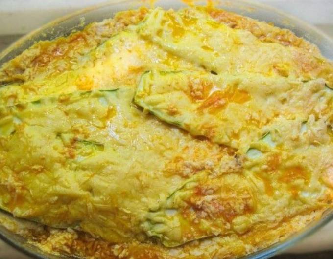 ПП лазанья с курицей и кабачками