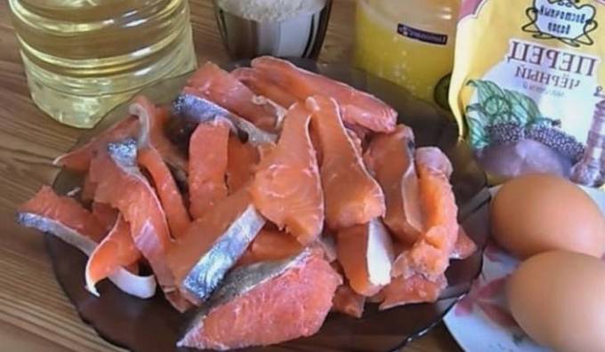 Горбуша в кляре