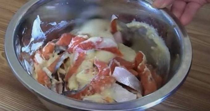 Горбуша в кляре