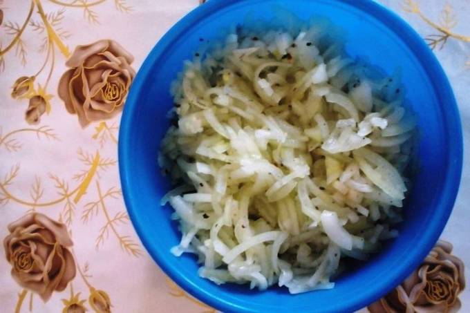 Салат с печенью и морковью