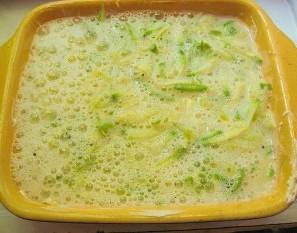 Омлет с кабачками в духовке Омлет с кабачками в духовке