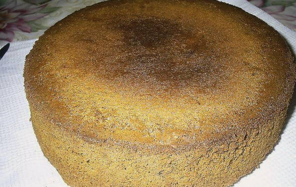 Бисквит с орехами Бисквит с орехами