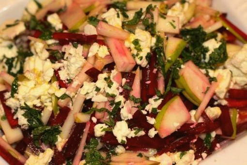 Салат из свеклы сыром