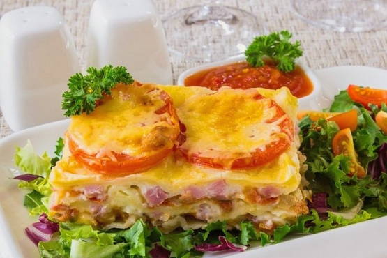 Лазанья с сыром