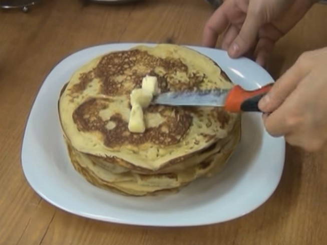 Панкейки на сметане