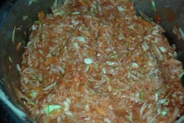 Икра из кабачков на терке