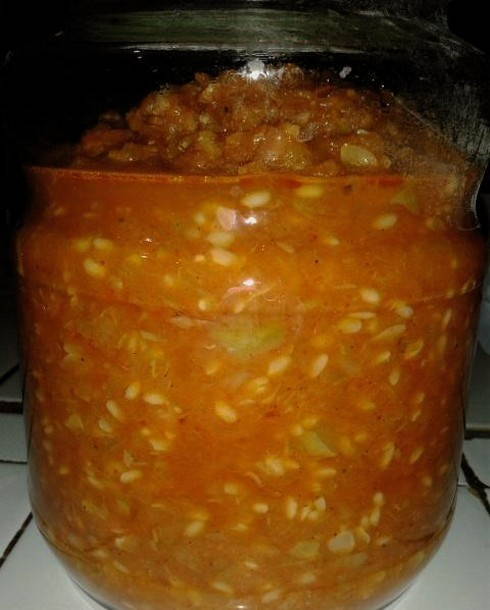 Икра из кабачков на терке