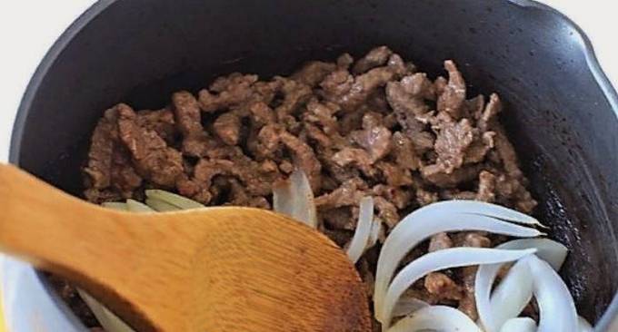 Салат с говядиной без майонеза Салат с говядиной без майонеза