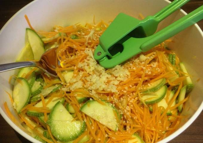 Салат из кабачков с уксусом Салат из кабачков с уксусом