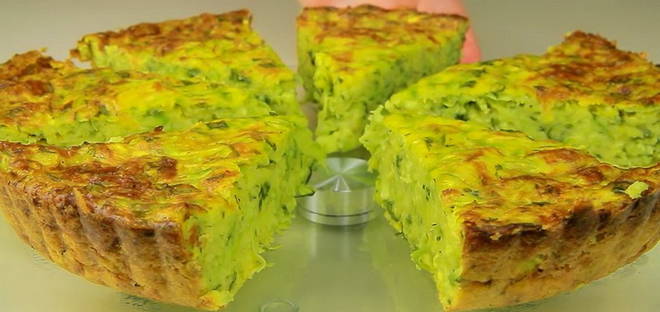 Запеканка из молодых кабачков