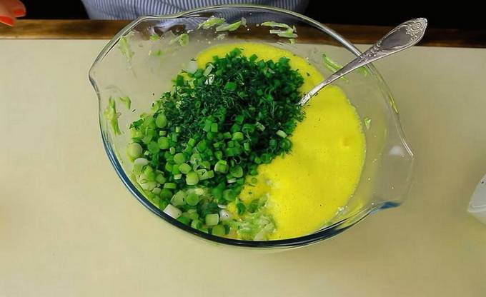 Запеканка из молодых кабачков