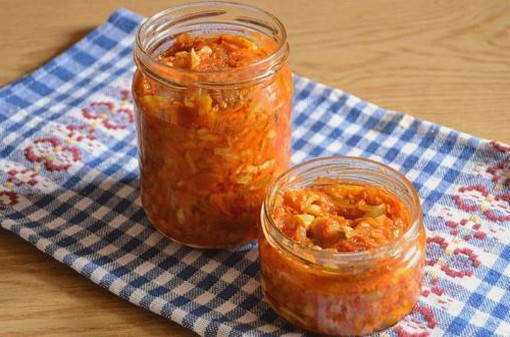 Зажарка из моркови и лука на зиму