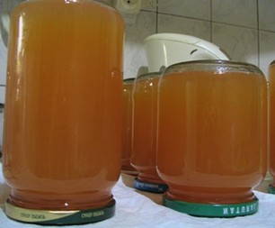Морковный сок с лимонной кислотой на зиму
