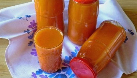Морковный сок без сахара на зиму
