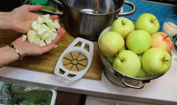 Пюре из груш и яблок со сгущенкой на зиму