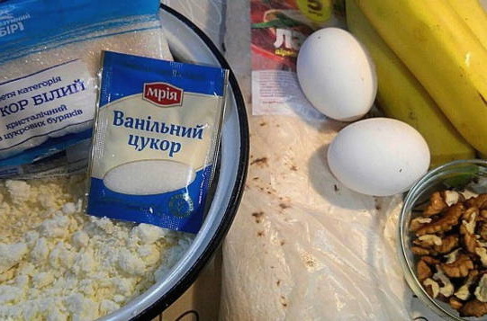 Ролл с творогом из лаваша Ролл с творогом из лаваша
