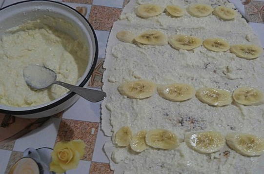 Ролл с творогом из лаваша Ролл с творогом из лаваша