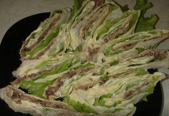 ПП лаваш с тунцом