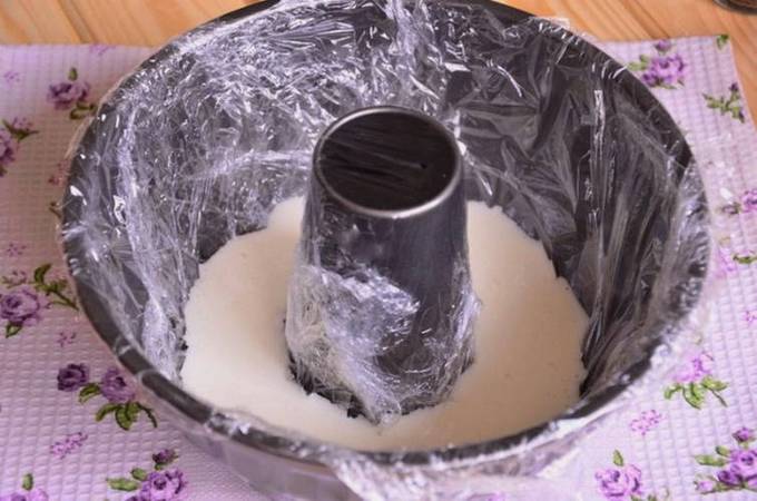 Торт из крекера со сметаной и желатином без выпечки Торт из крекера со сметаной и желатином без выпечки
