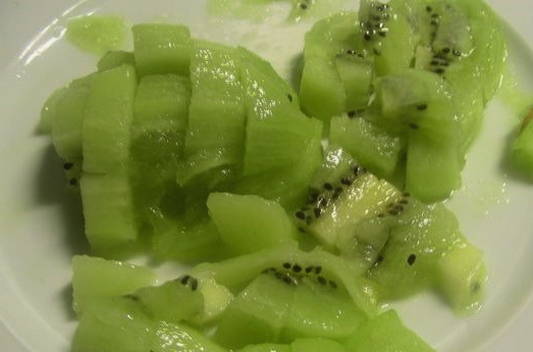 Торт из печенья с творогом, фруктами и желатином без выпечки Торт из печенья с творогом, фруктами и желатином без выпечки